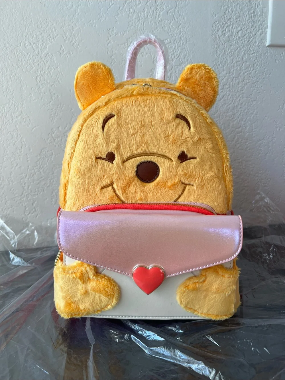 Loungefly Disney Winnie The Pooh & Piglet Love Letter Cosplay Mini Backpack NWT